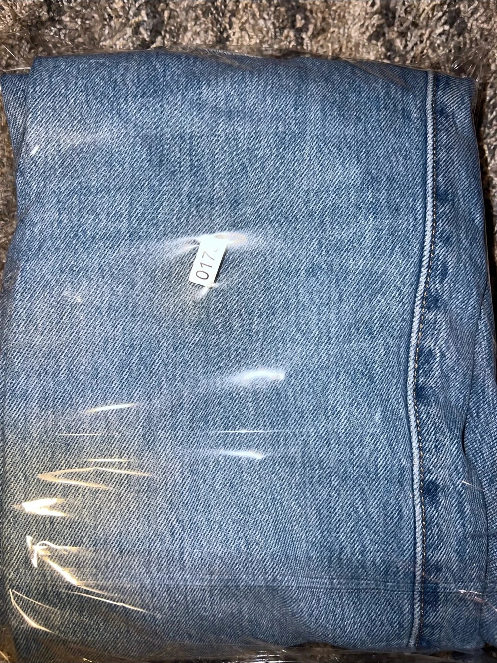 Levi's Light Blue Men's Straight Jeans with Distressed Details